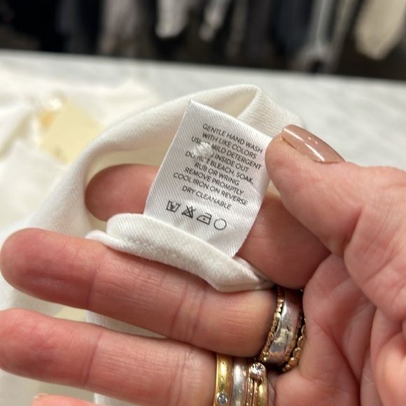 Super Natural by Secret Mission Cotton Twill Eyelet Everly Shirt Jacket In Ecru - Picture 7 of 14